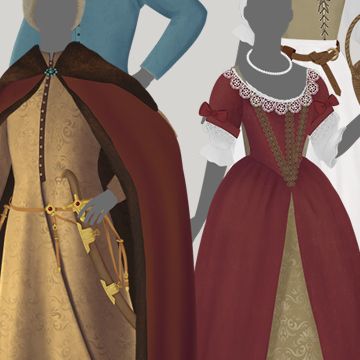 Grafika: Educational game – 17th century costumes